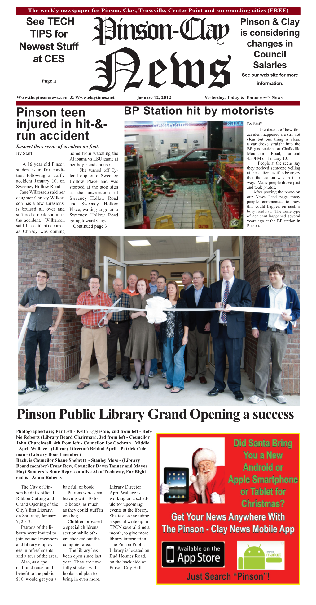 Pinson Public Library Grand Opening a Success