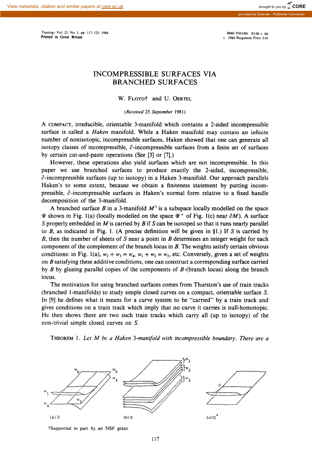 Incompressible Surfaces Via Branched Surfaces