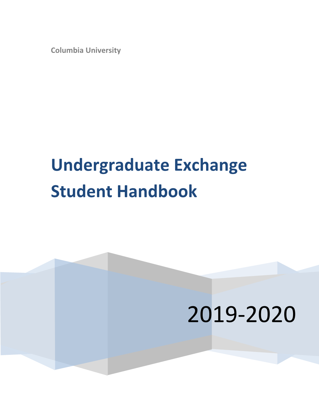 COLU UGRAD Handbook 2019-2020.Pdf