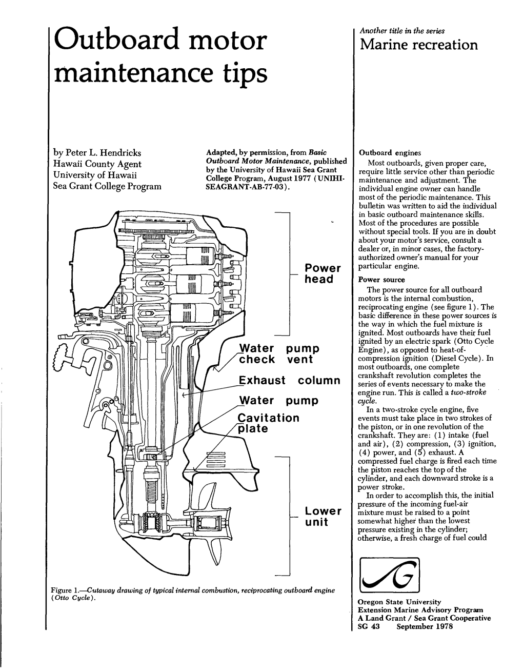Outboard Motor Maintenance Tips