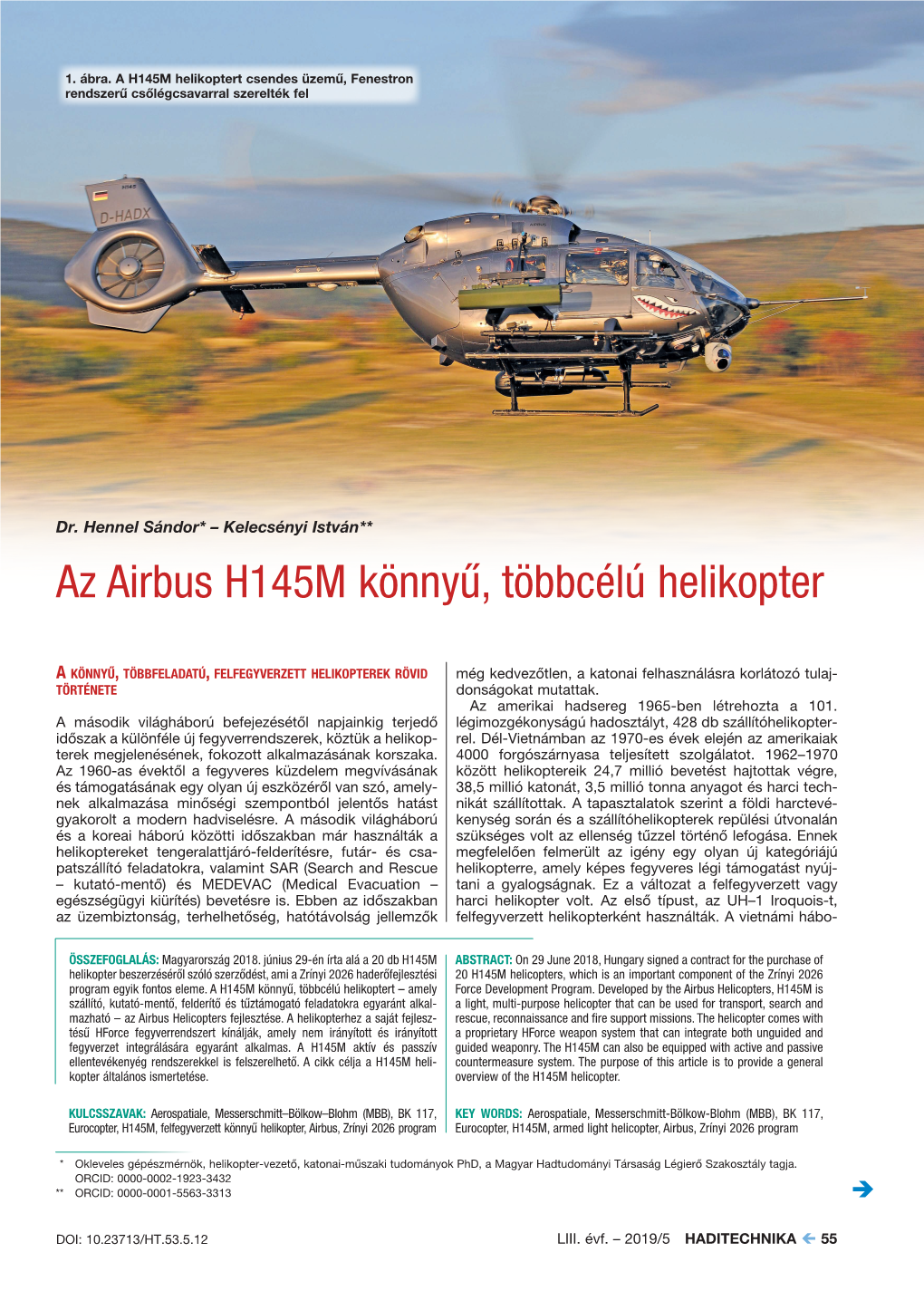 Az Airbus H145M Könnyű, Többcélú Helikopter