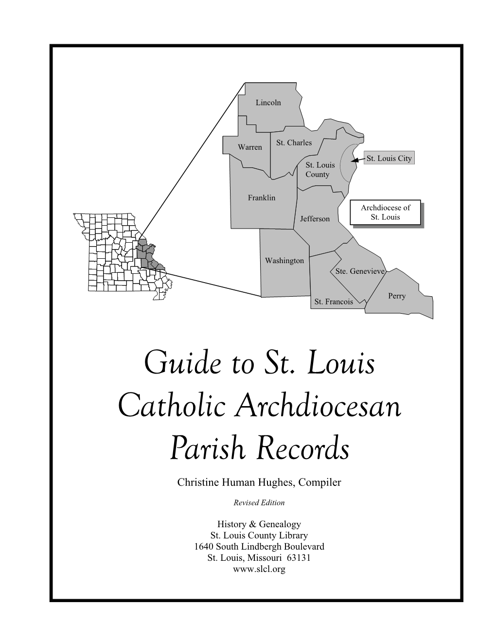 Guide to St. Louis Catholic Archdiocesan Parish Records