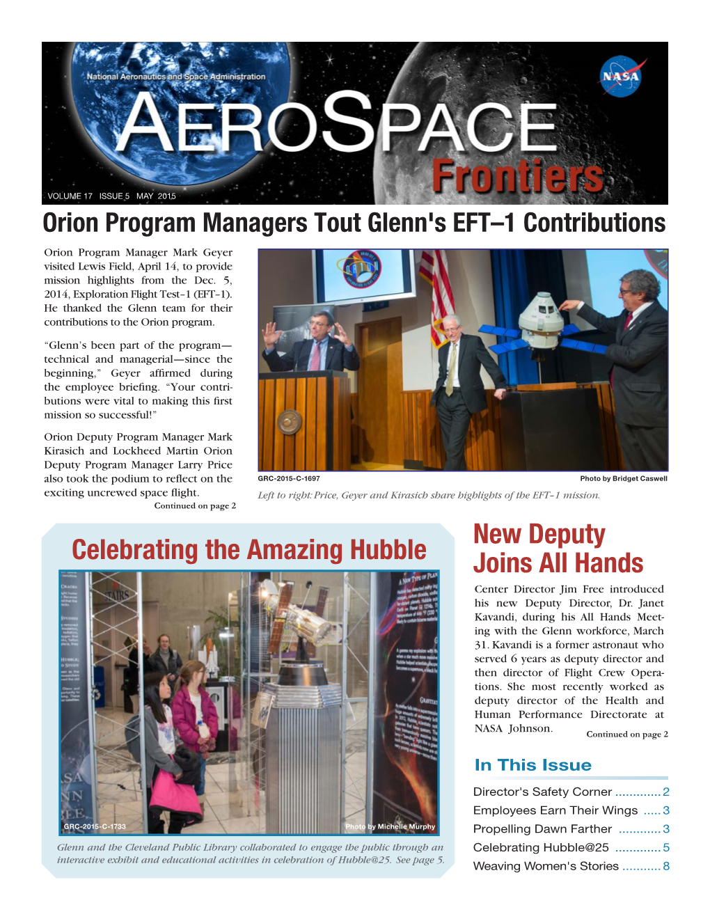 Aerospace Frontiers May 2015