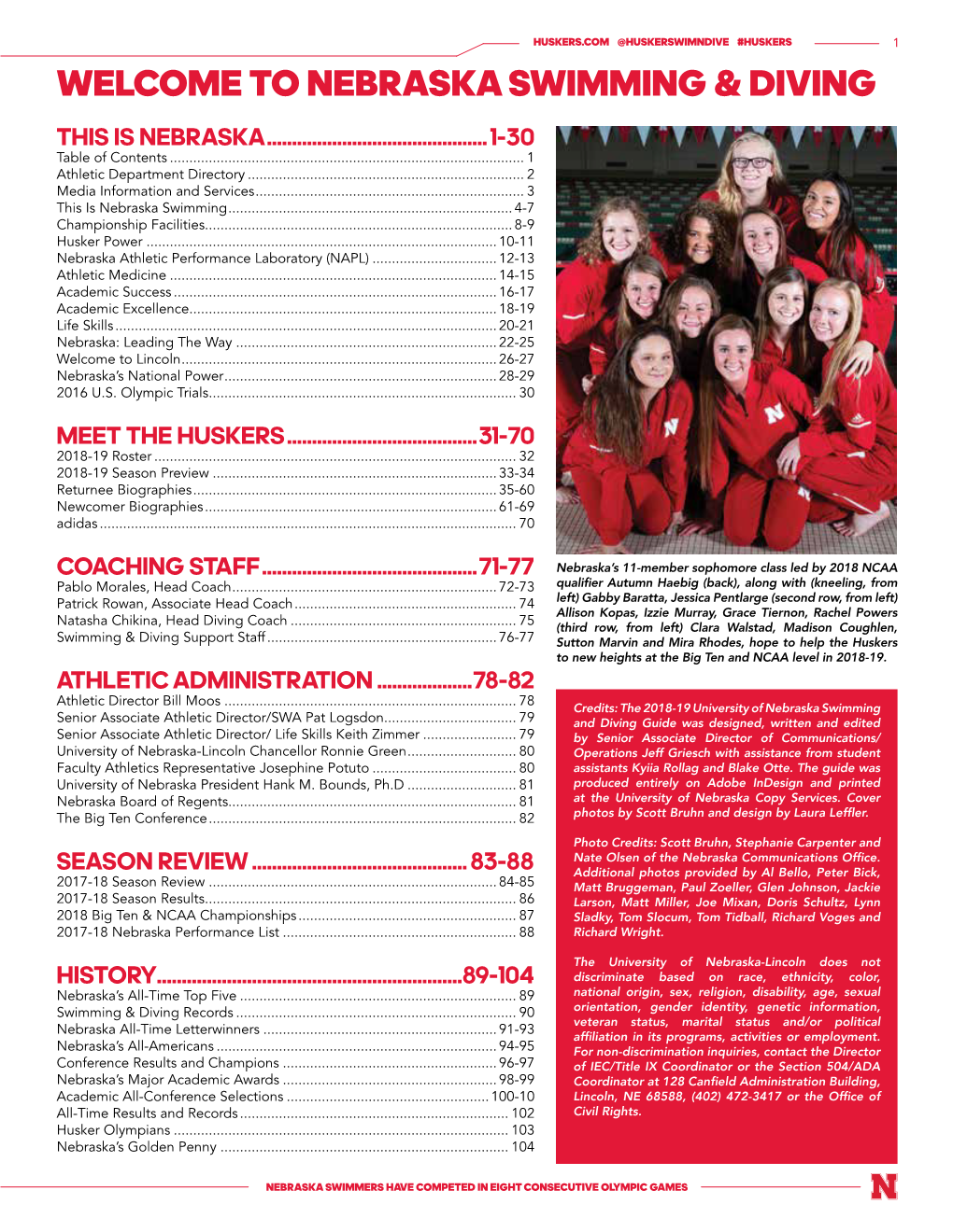 Nebraska Swimming & Diving