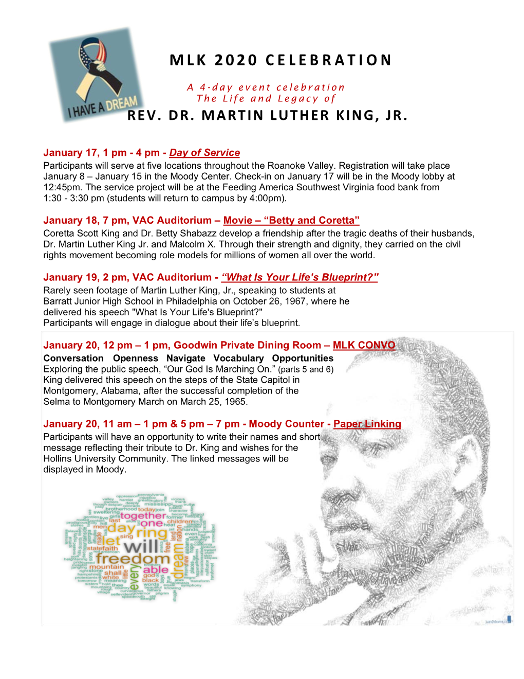 Mlk 2020 Celebration