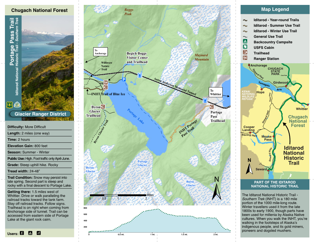 Download a PDF of the Portage Pass Recreation Opportunity Guide