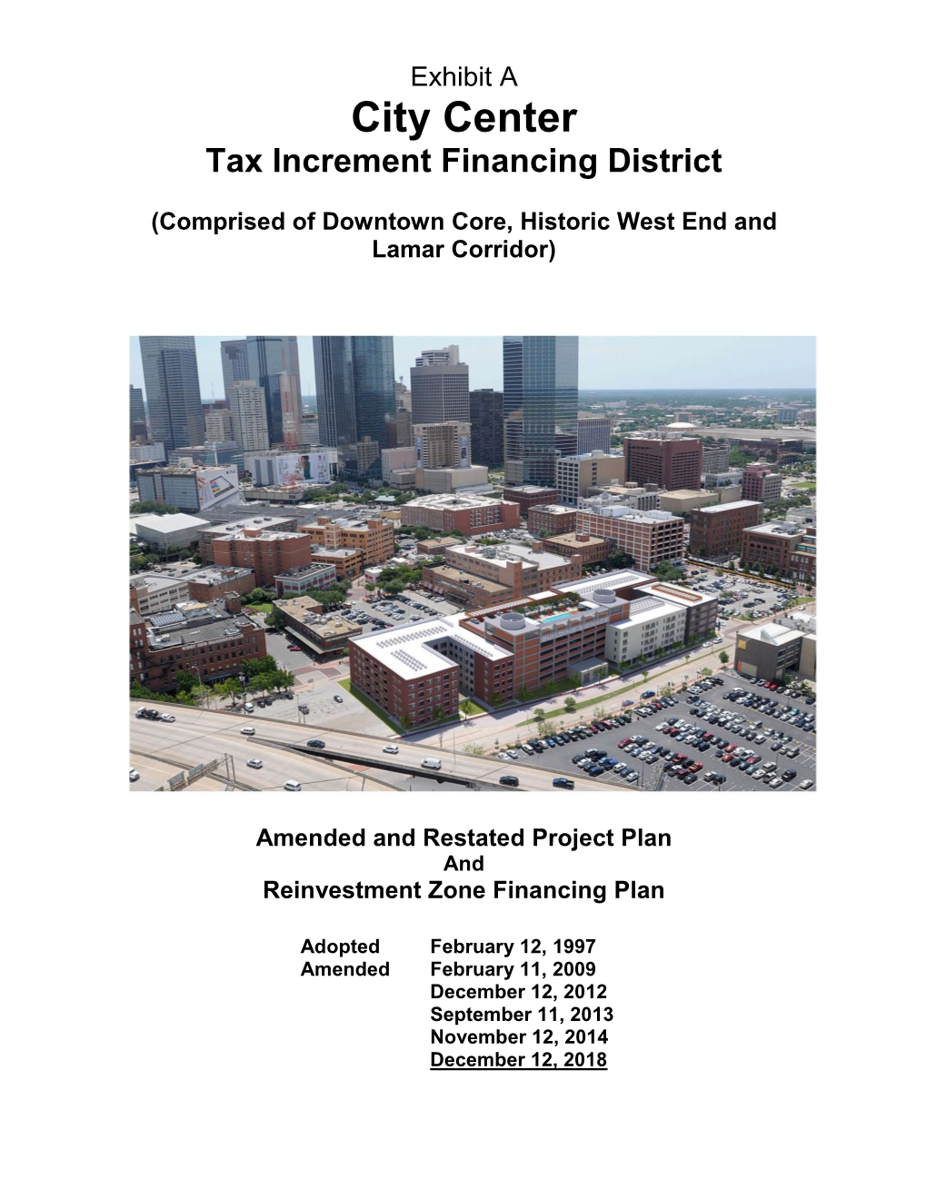 City Center TIF District Amended Plan 2018 (PDF)