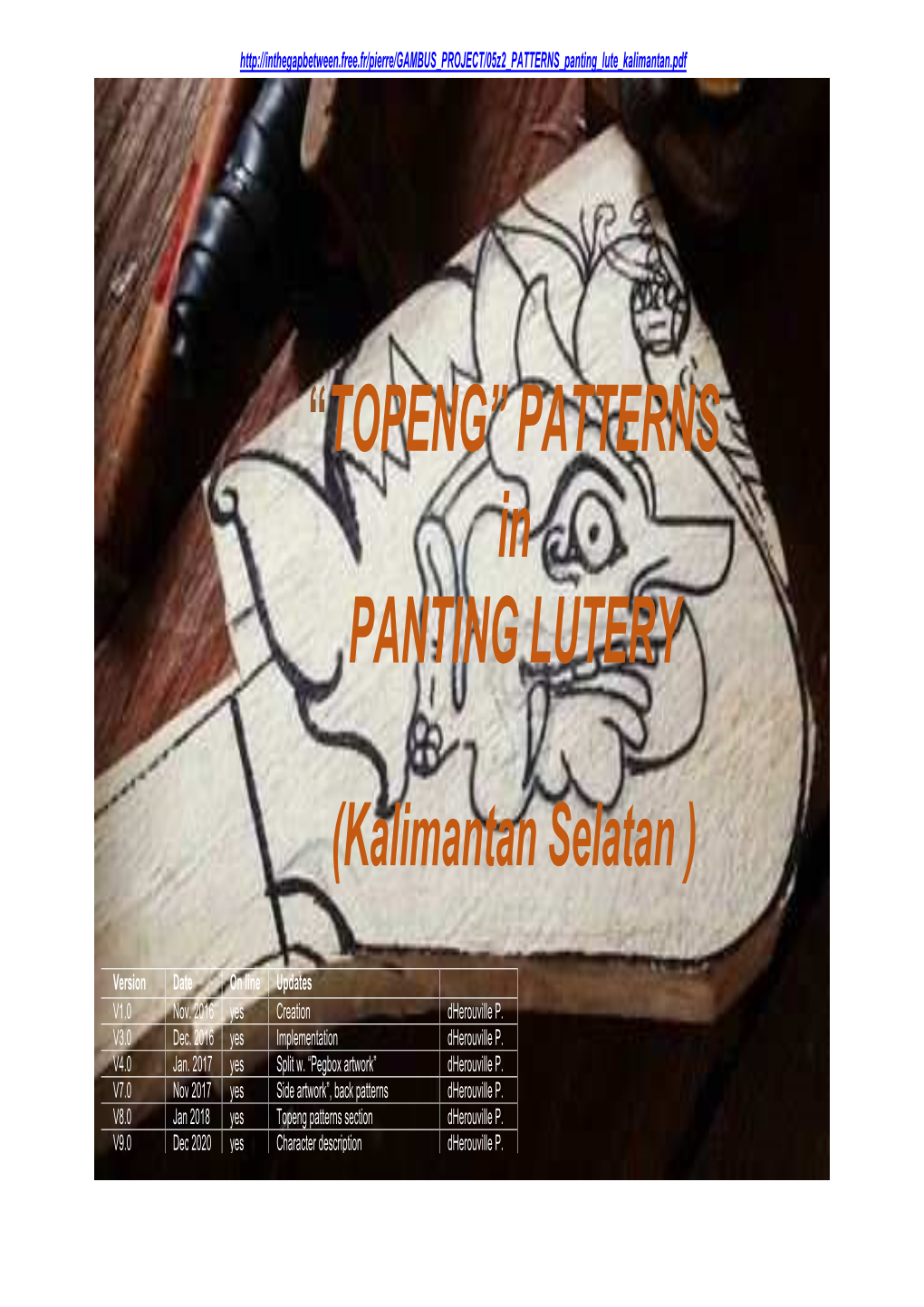 PATTERNS in PANTING LUTERY