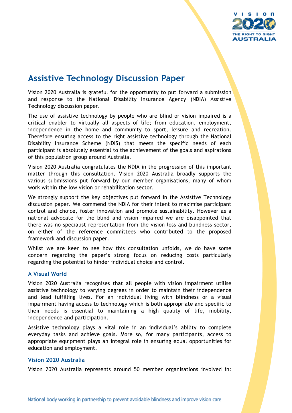 Assistive Technology Discussion Paper