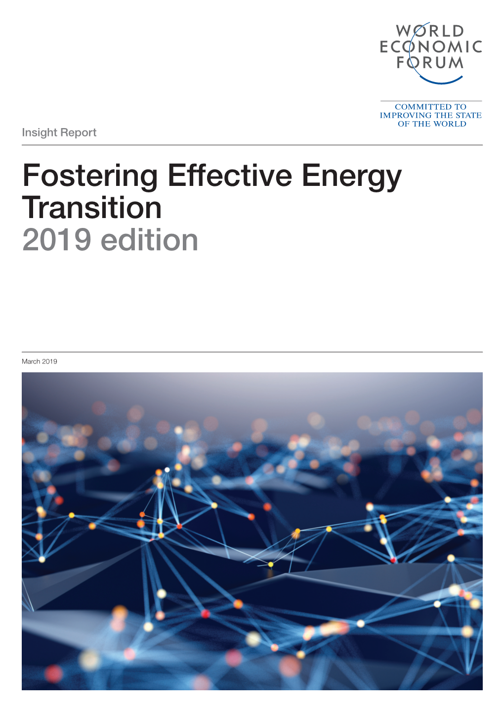 Fostering Effective Energy Transition 2019 Edition