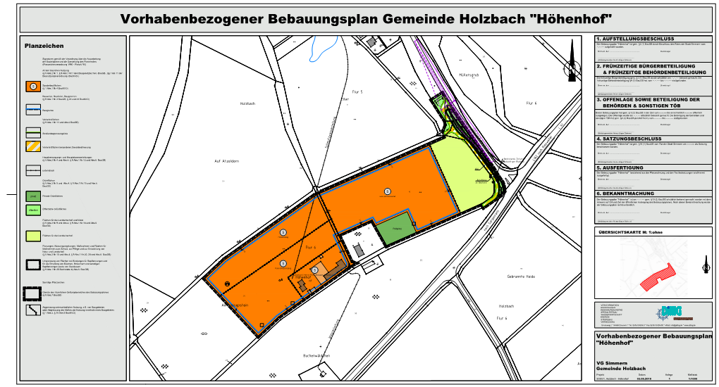 Vorhabenbezogener Bebauungsplan Gemeinde Holzbach "Höhenhof"