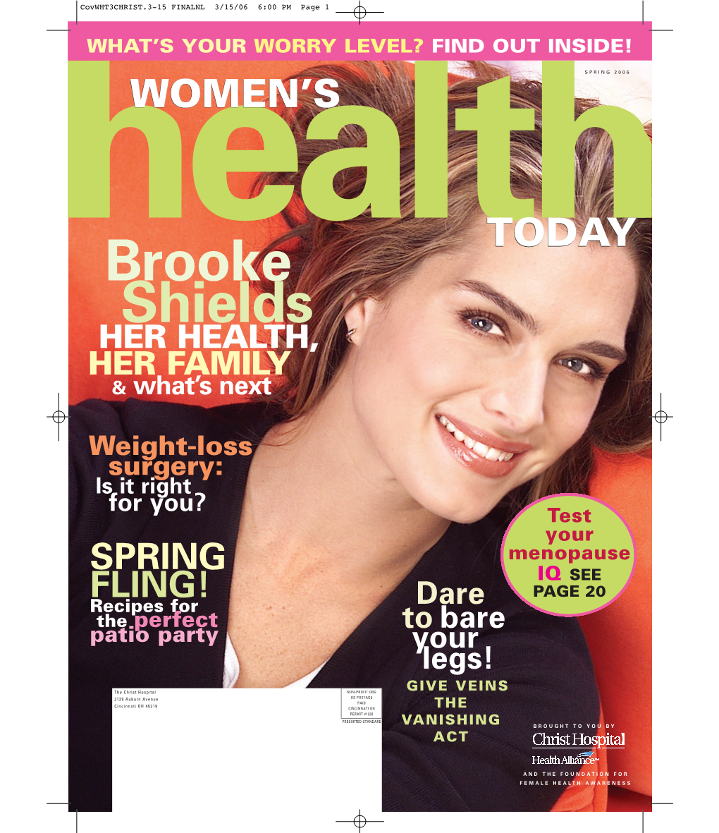 Brooke Shields HER HEALTH, HER FAMILY & What’S Next