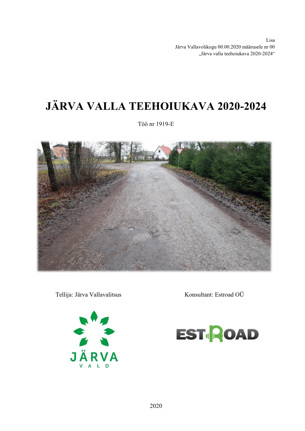 Järva Valla Teehoiukava 2020-2024“