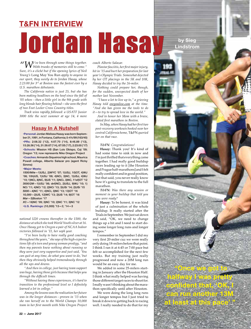 Jordan Hasay by Sieg