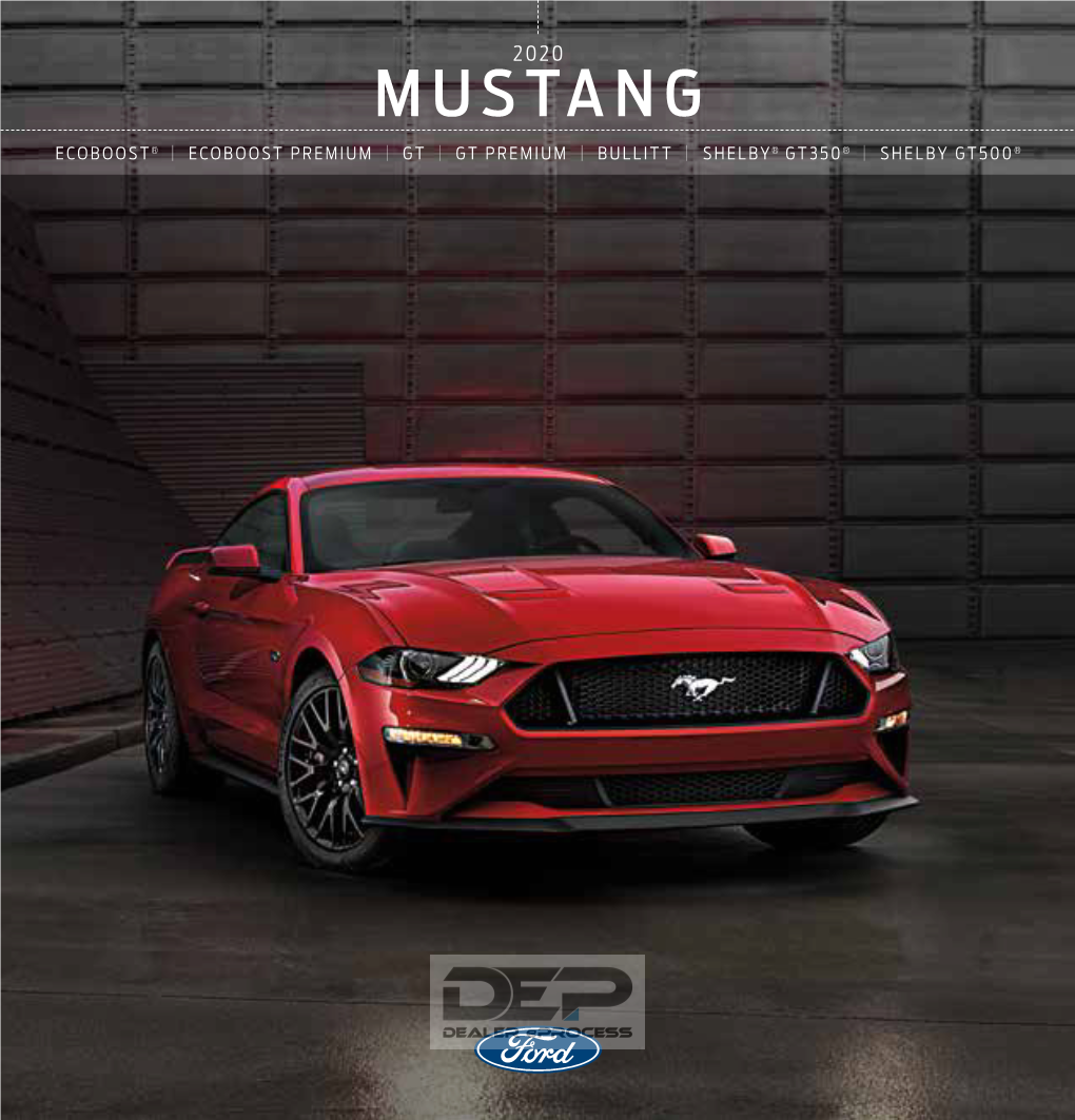 Ford 2020 Mustang Brochure