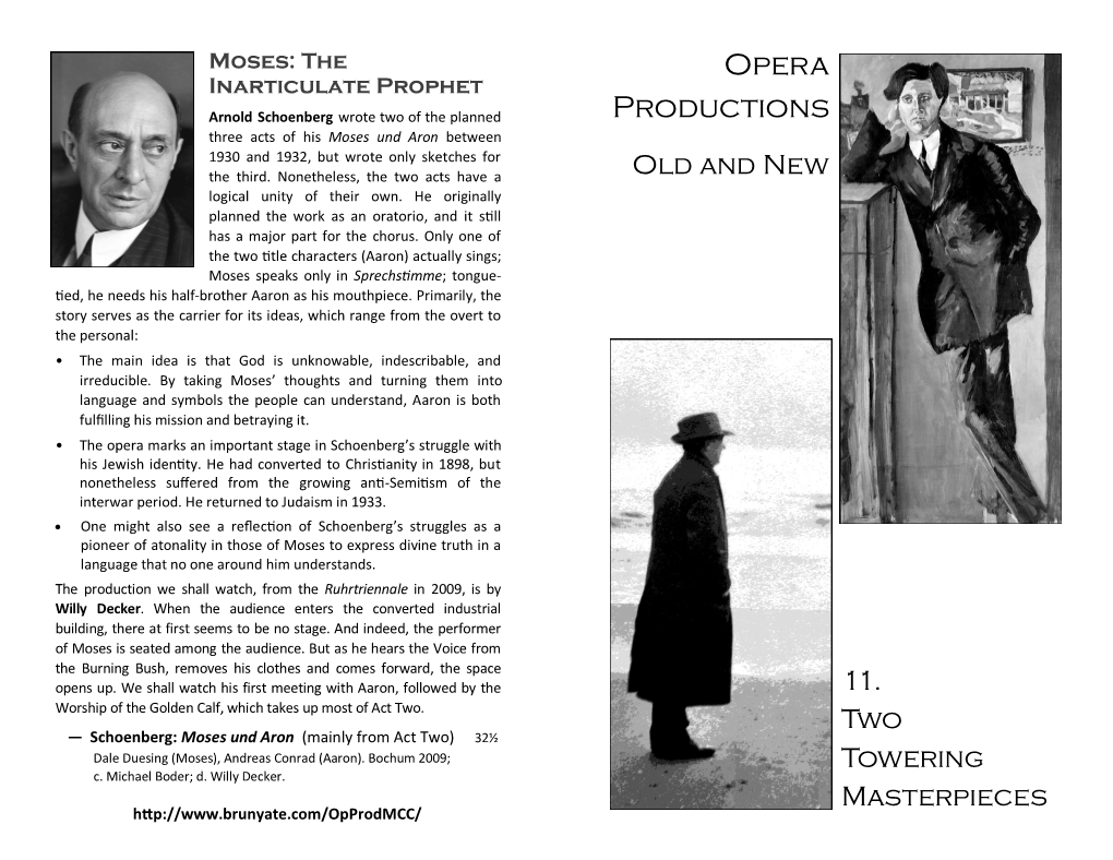 Opera Productions