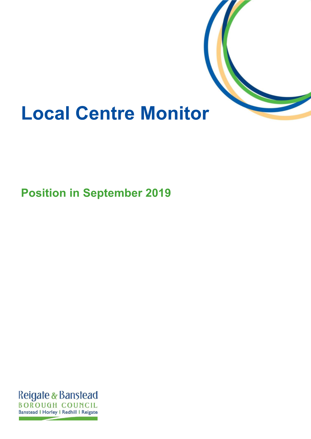 Local Centre Monitor 2019