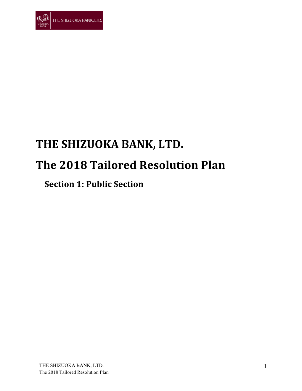 Shizuoka Bank, Ltd