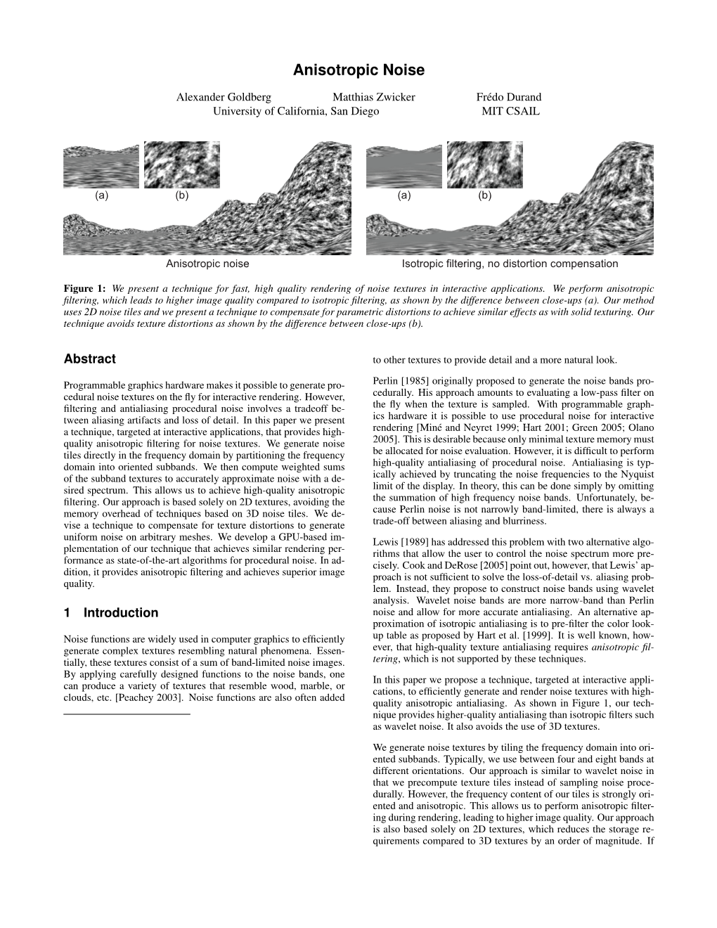 Anisotropic Noise