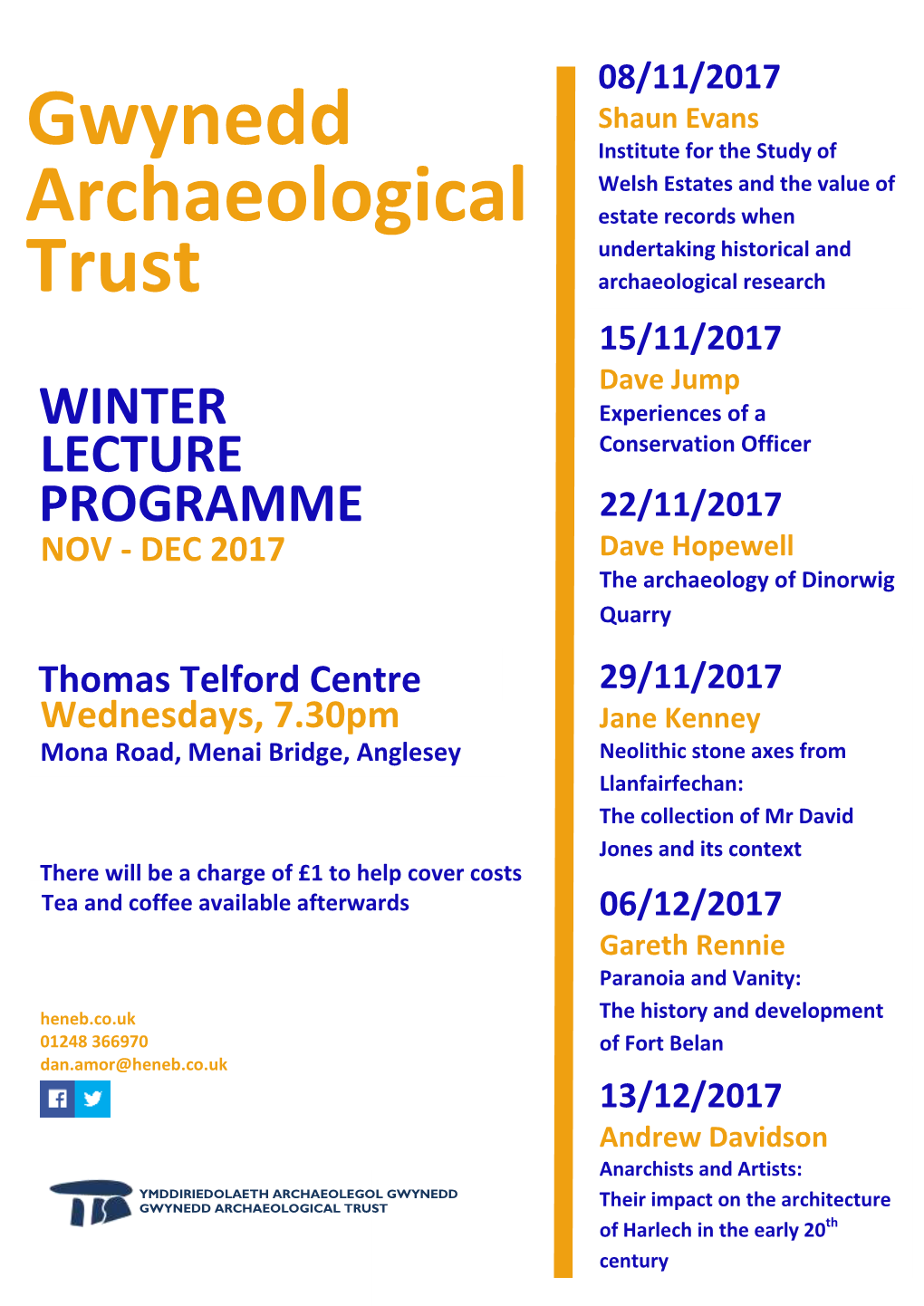 Gwynedd Archaeological Trust WINTER