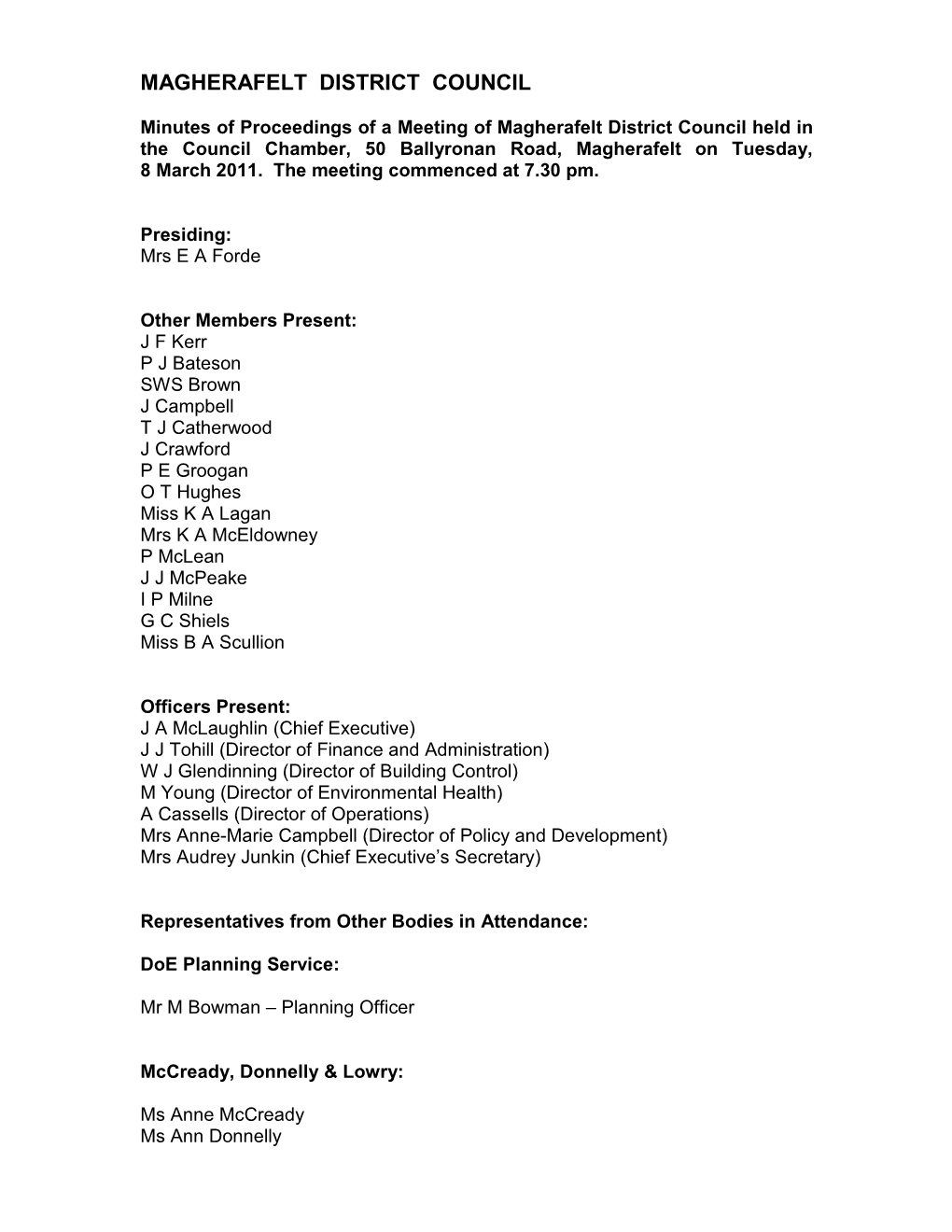 Magherafelt District Council