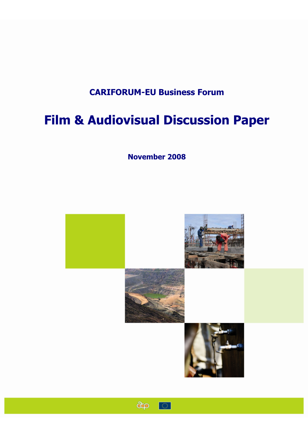 Discussion Paper Film and Audiovisual