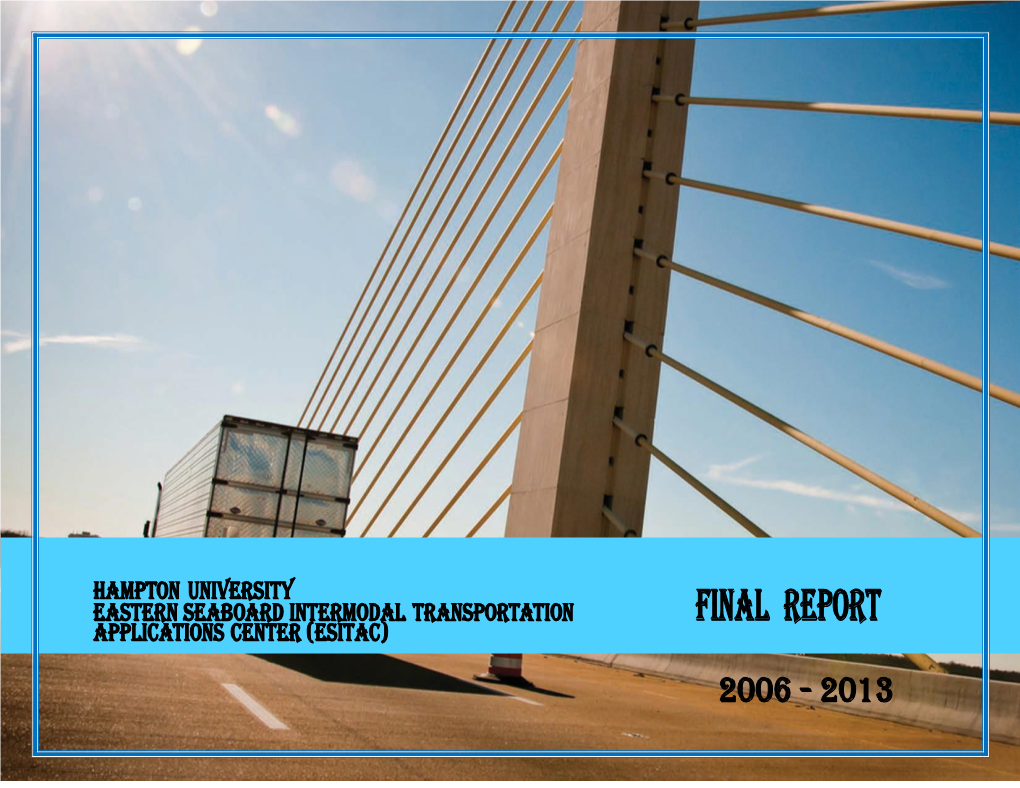 Final Report Applications CENTER (ESITAC)