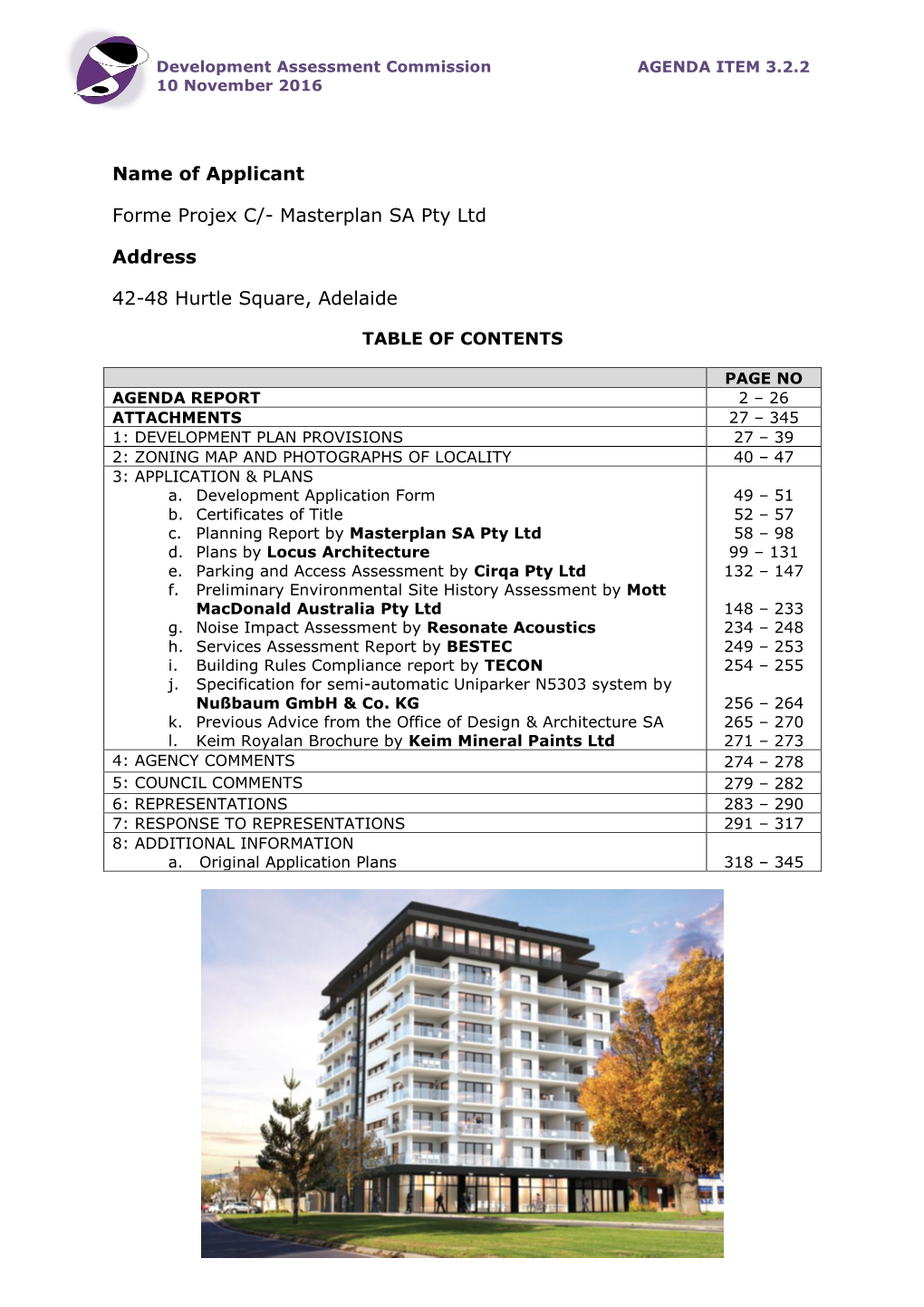 Masterplan SA Pty Ltd Address 42-48 Hurtle Square, Adelaide