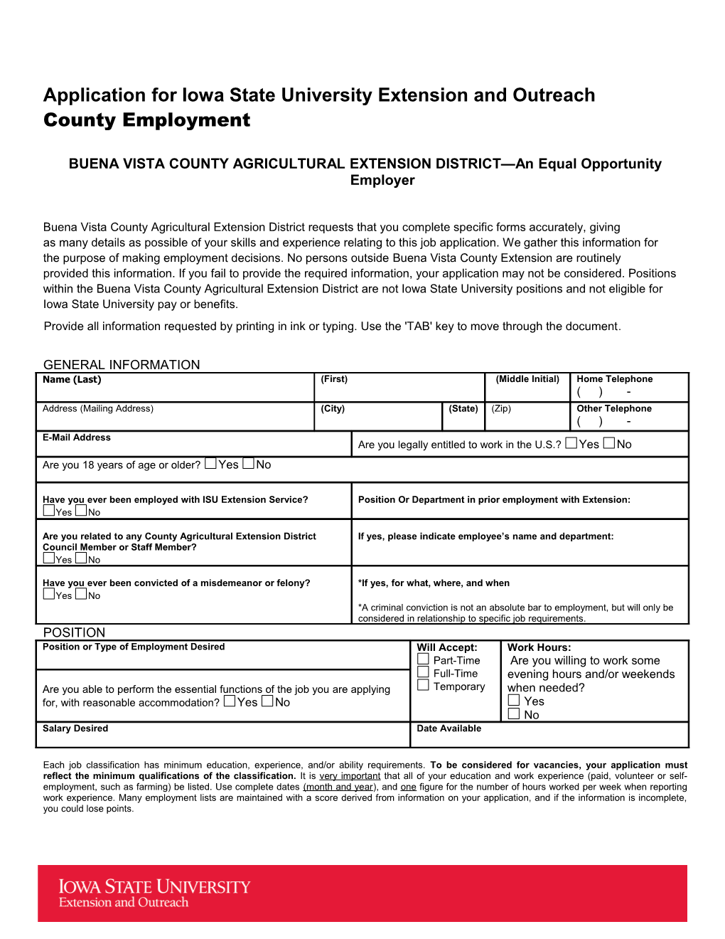 Application for Employment s31