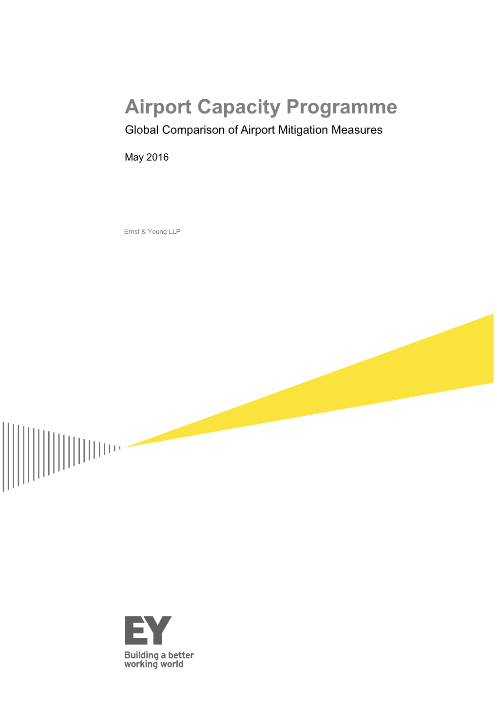 Airport Capacity Programme Global Comparison of Airport Mitigation Measures