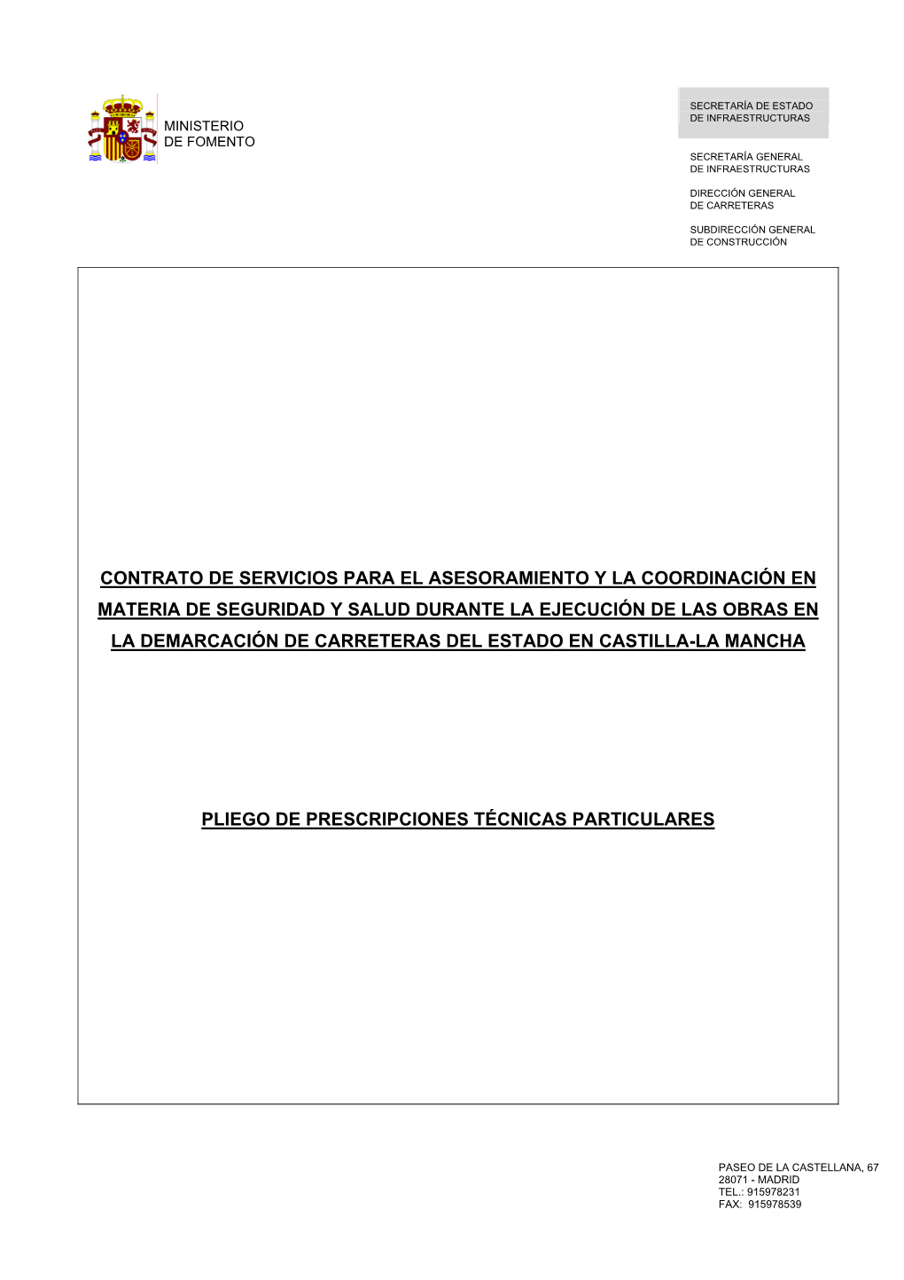 Contrato De Servicios Para El Asesoramiento Y La