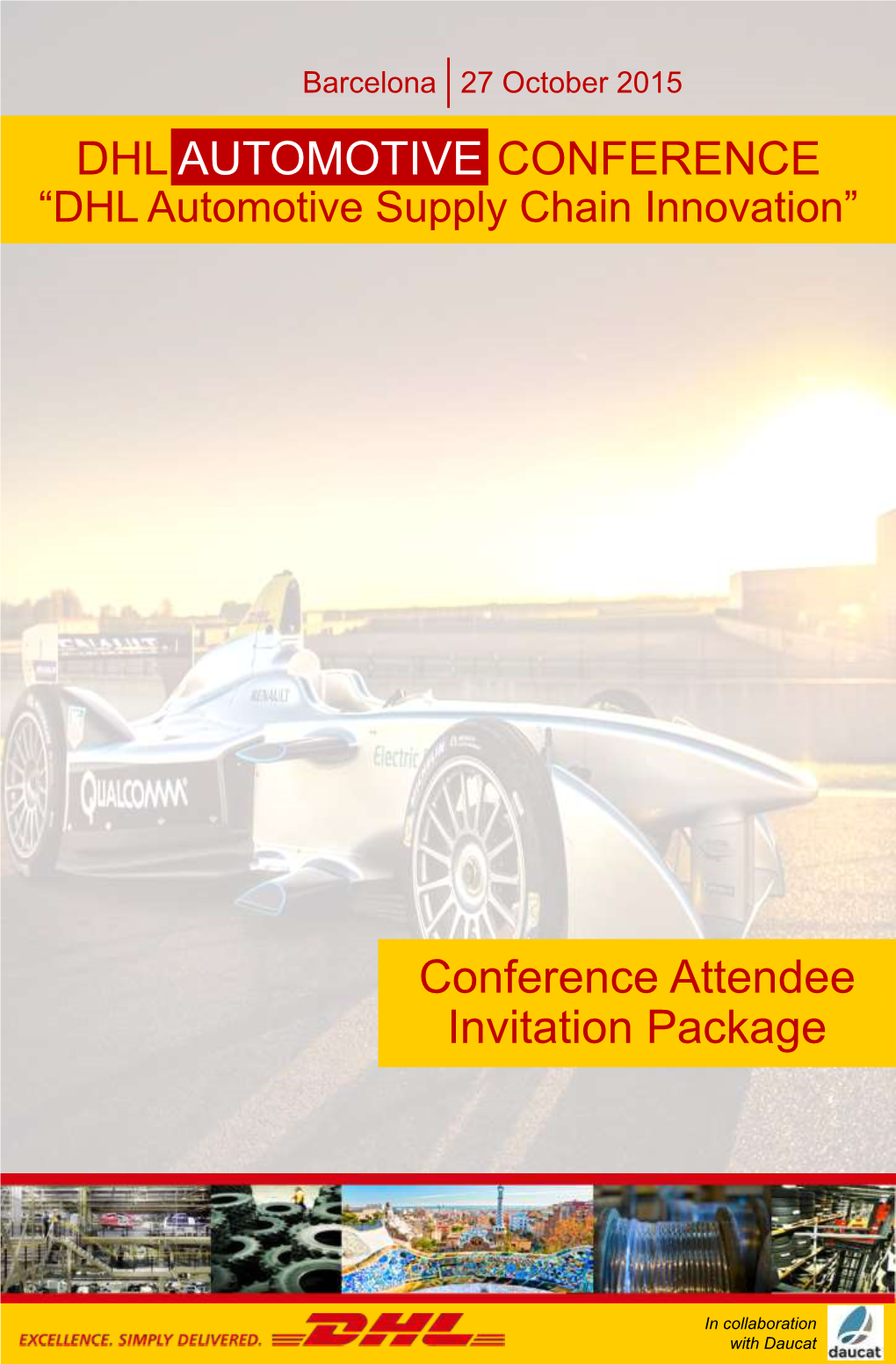 Conference Attendee Invitation Package DHL AUTOMOTIVE