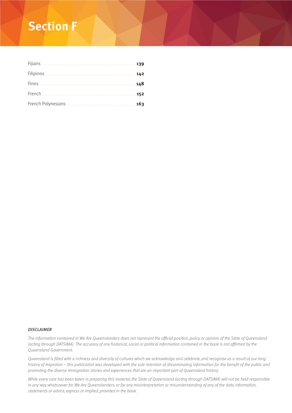 WAQ – Section F