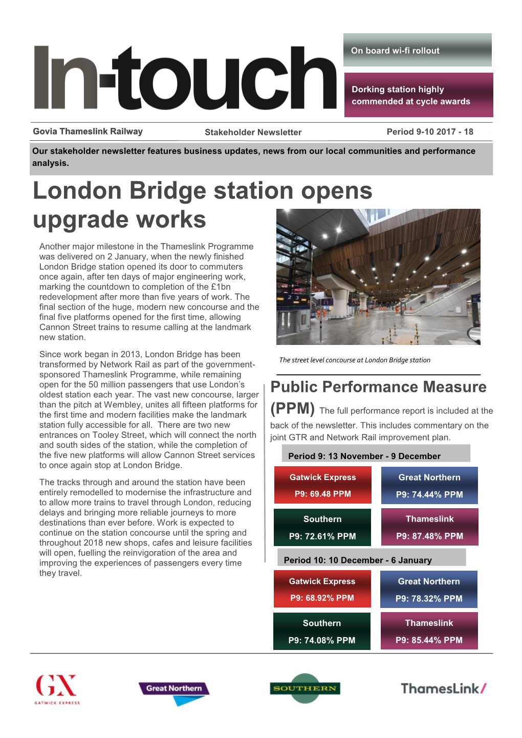 London Bridge Station Opens Upgrade Works