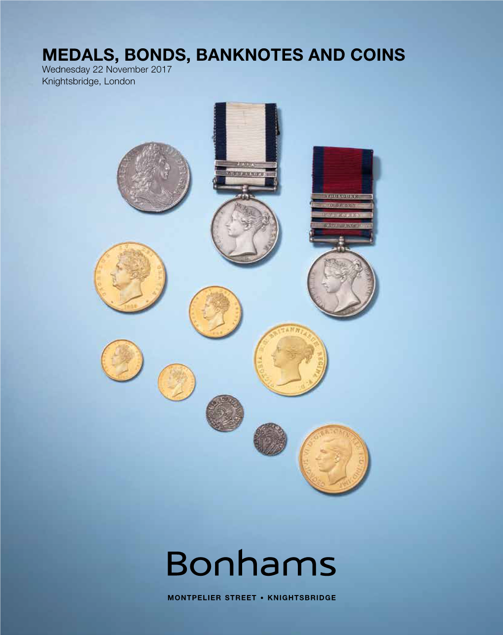 Medals, Bonds, Banknotes and Coins and Banknotes Bonds, Medals