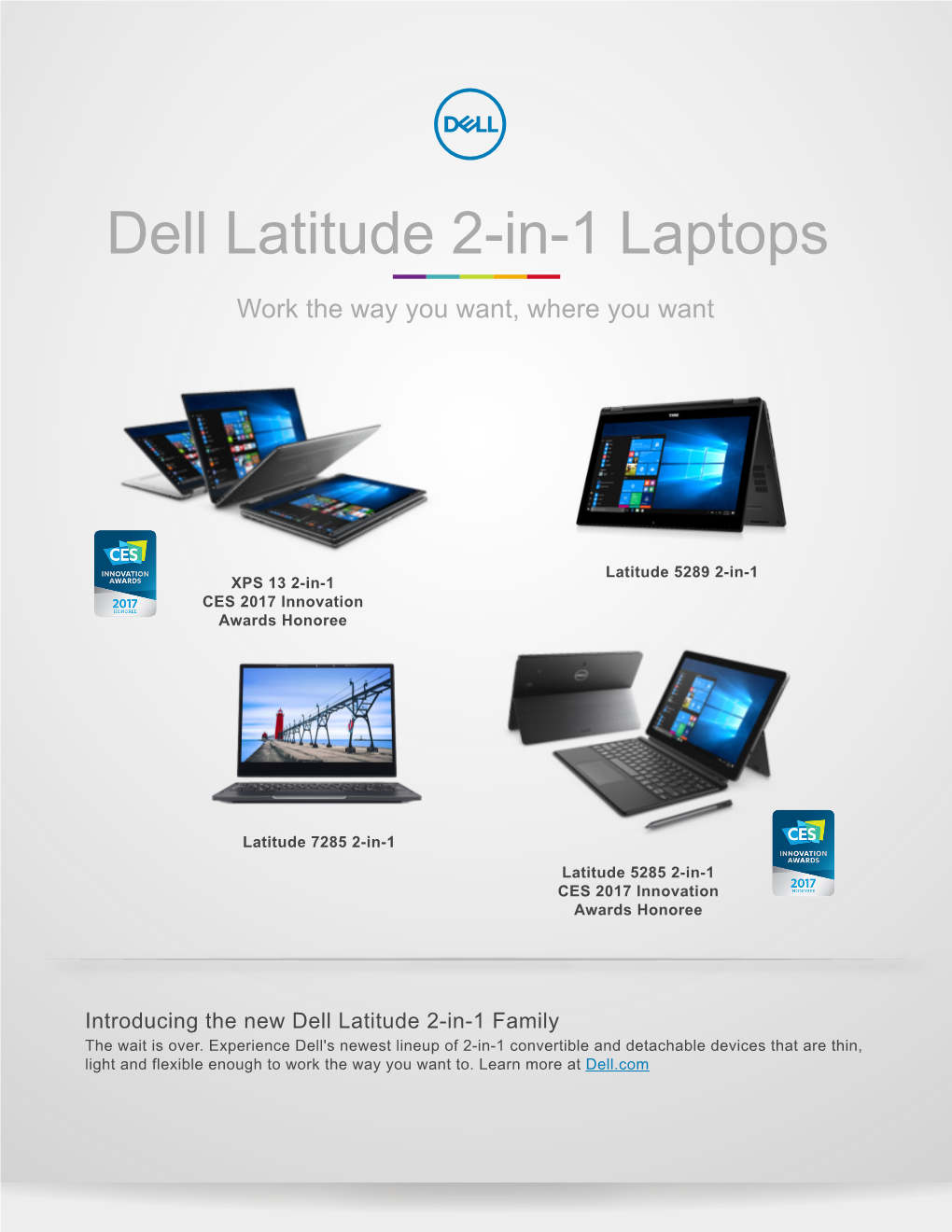 Dell Latitude 2-In-1 Laptops
