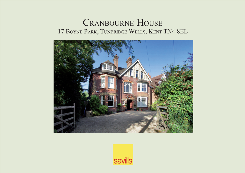 Cranbourne House, Tunbridge Wells