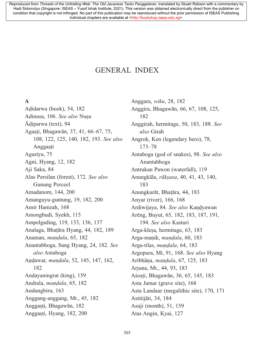 General Index