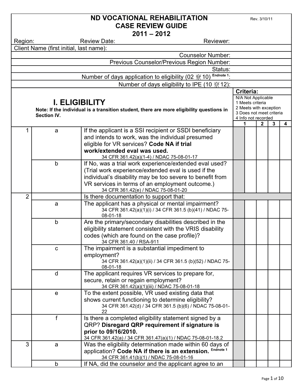 Nd Vocational Rehabilitation