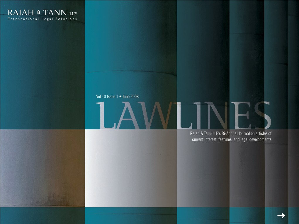 Lawlines Vol 10 Issue 1