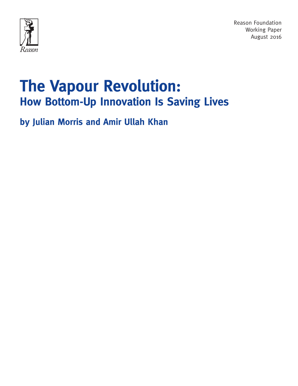 The Vapour Revolution