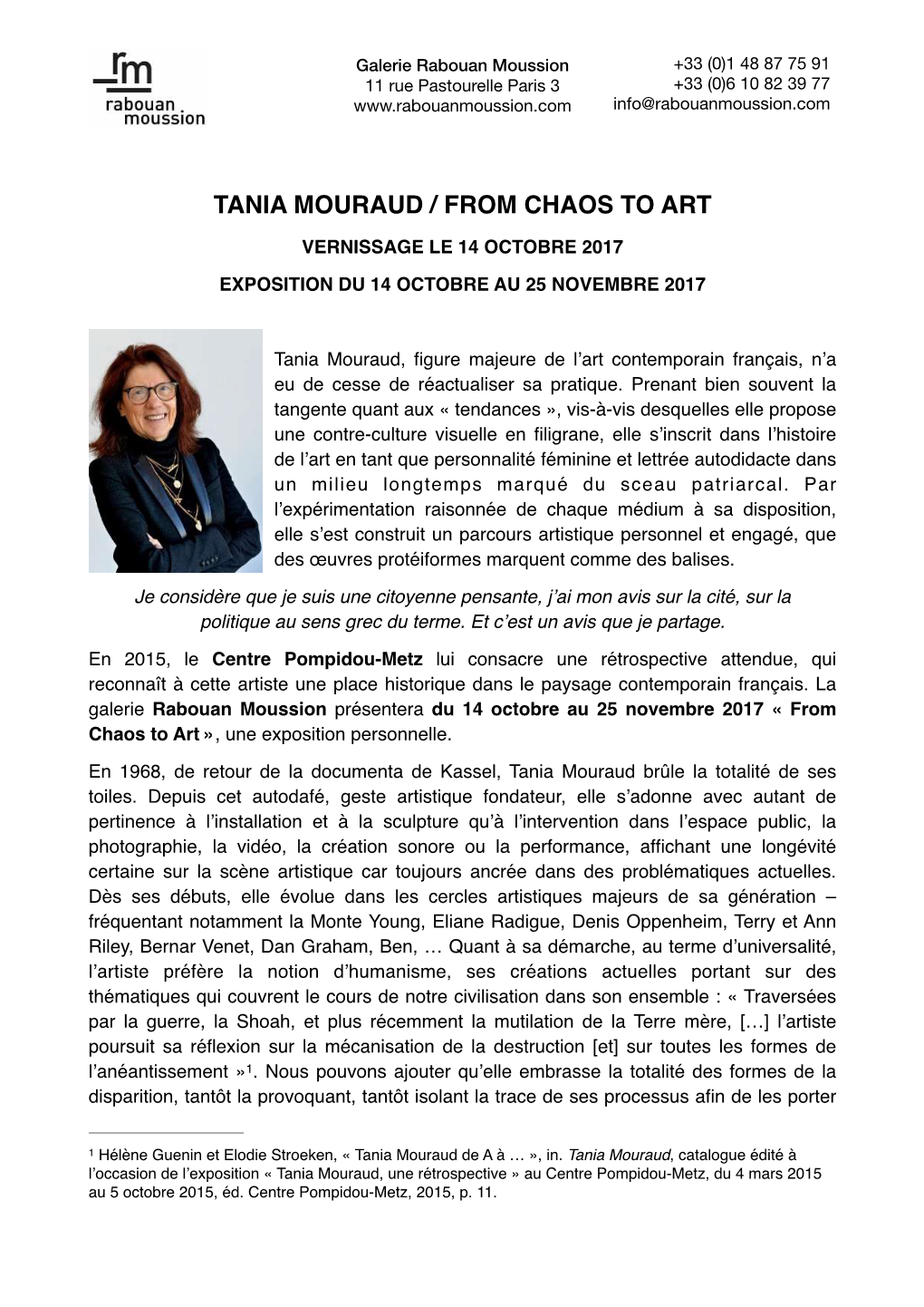 Cp Tania Mouraud