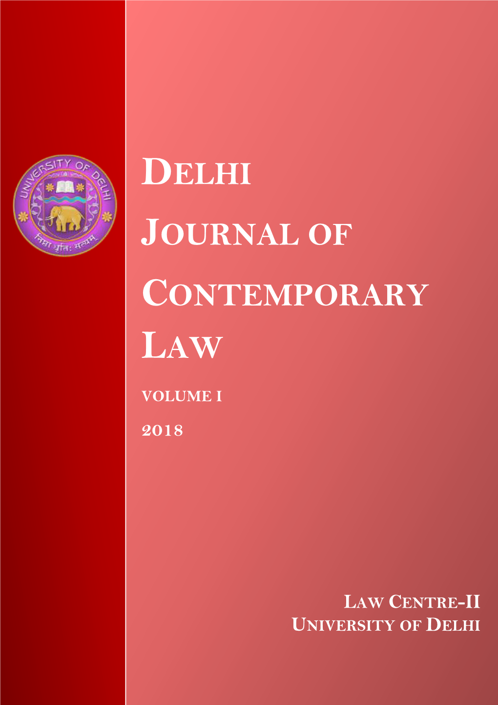 Delhi Journal of Contemporary Law