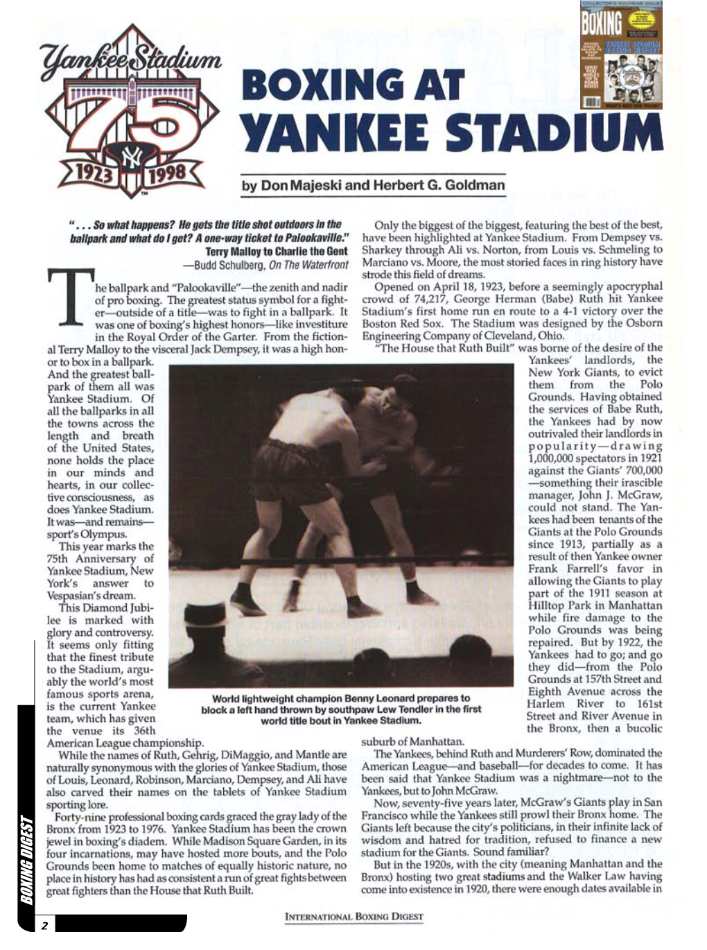 Boxing at Yankee Stadium B.Pdf