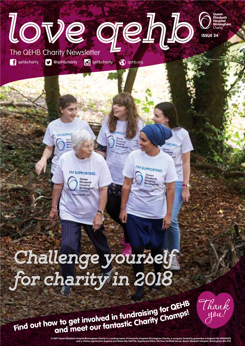 Challenge Yourself for Charity in 2018