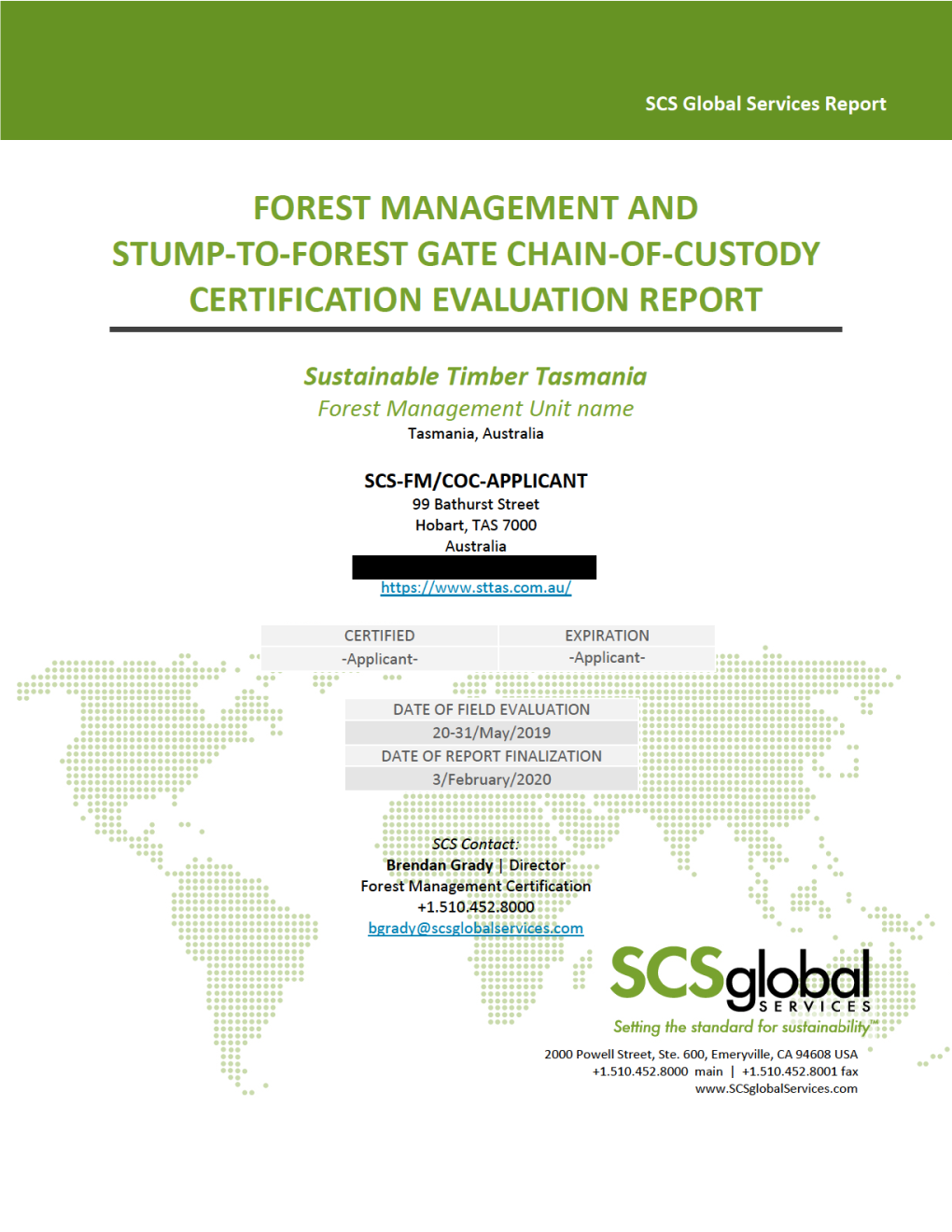 STT 2019 FSC Audit Report