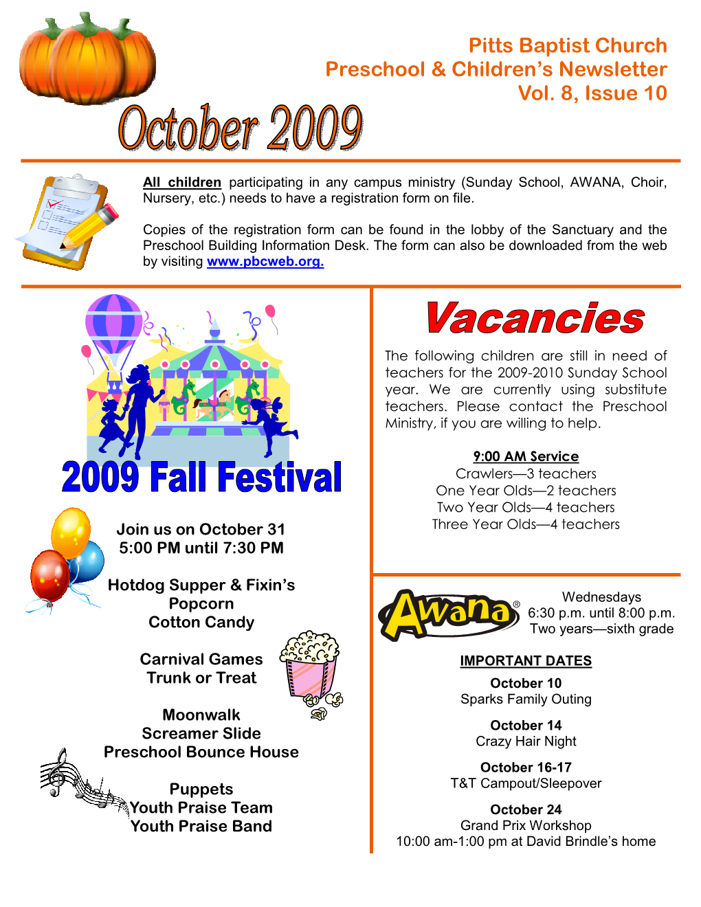 October 2009 Newsletter.Pub