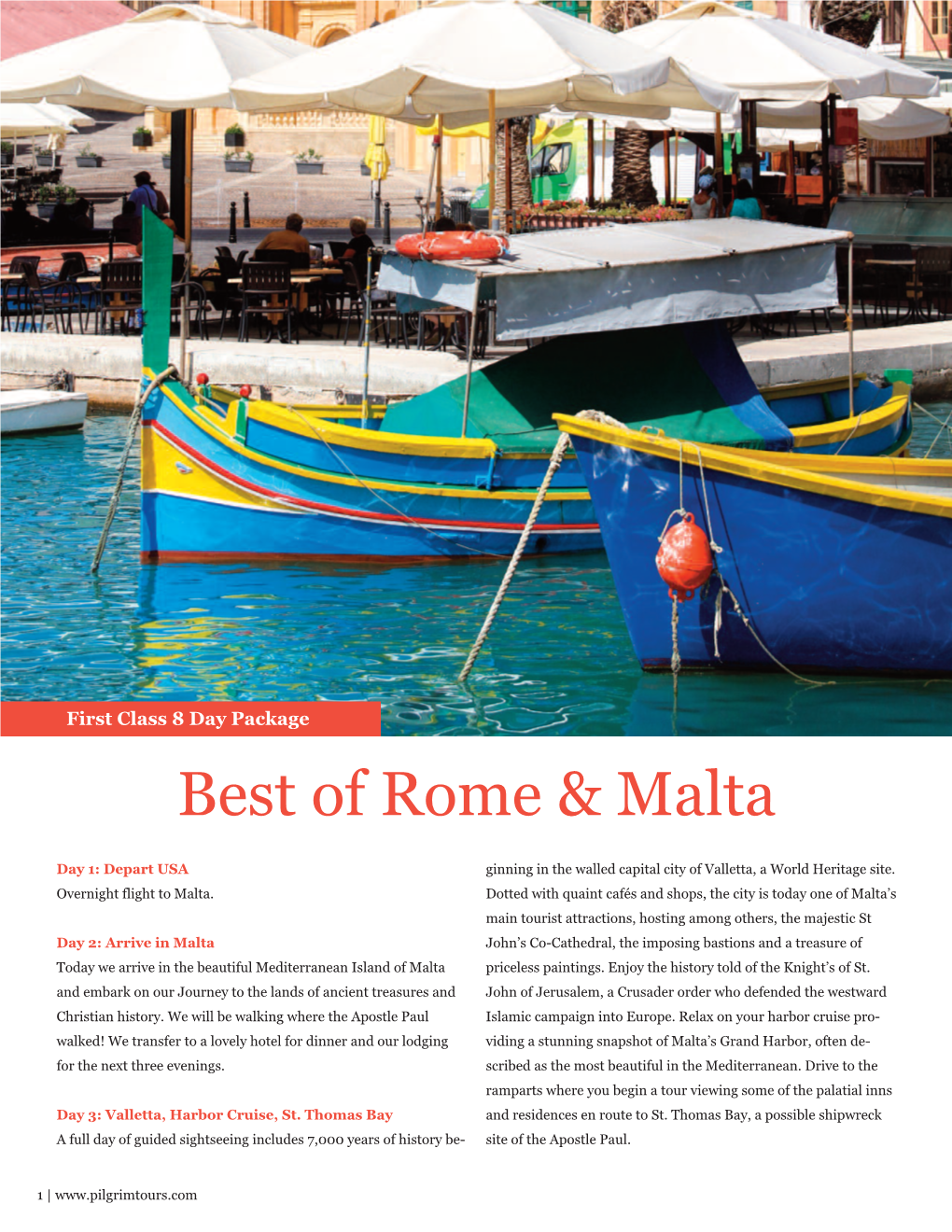 Best of Rome & Malta