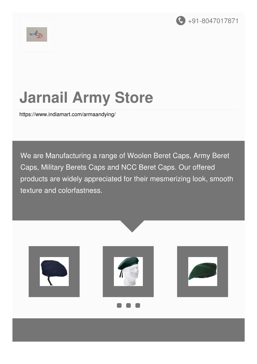 Jarnail Army Store