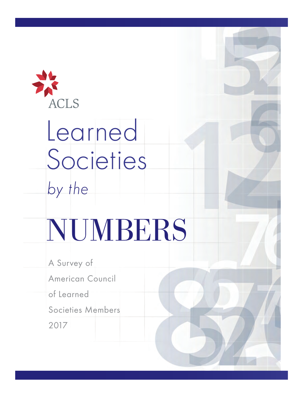 American Council of Learned Societies Members 2017 LEARNED SOCIETY REVENUE